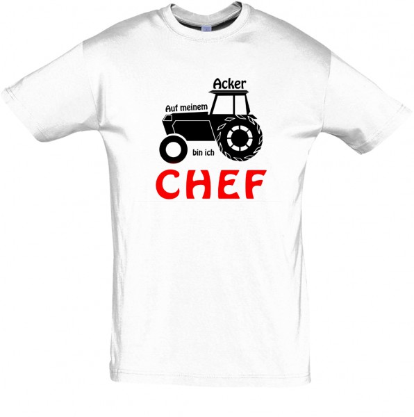 AckerChef T-Shirt, Fun-T-Shirt - bedruckt mit Folie