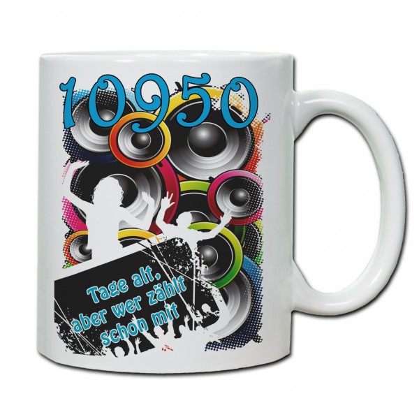 "30. Geburtstag - Tasse 05" Tasse, Keramiktasse