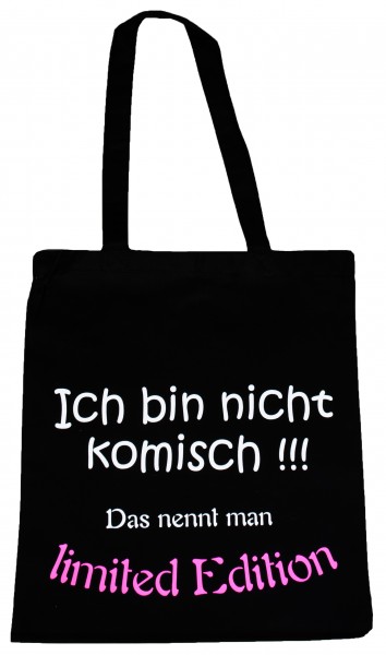 limited Edition ... Baumwollbeutel, Tasche, Bag - witziger Spruch Neon Shopper