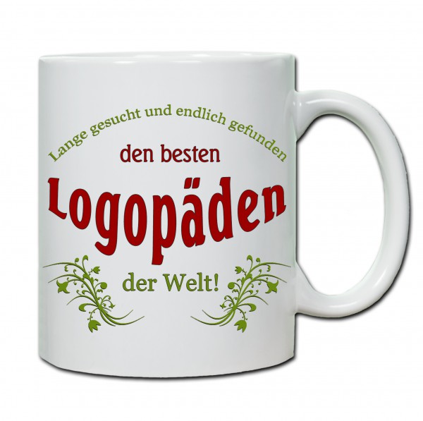 "Bester Logopäde..." Tasse, Keramiktasse