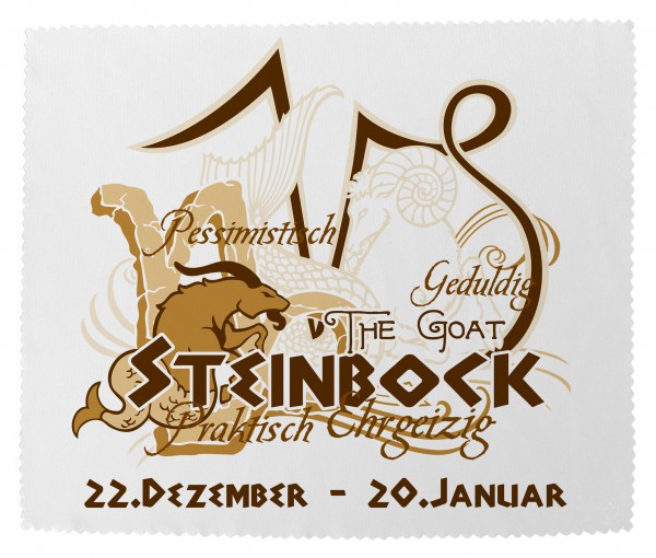 "Steinbock" Brillenputztuch Glasreinigungstuch 15x18 cm inkl. Verpackung