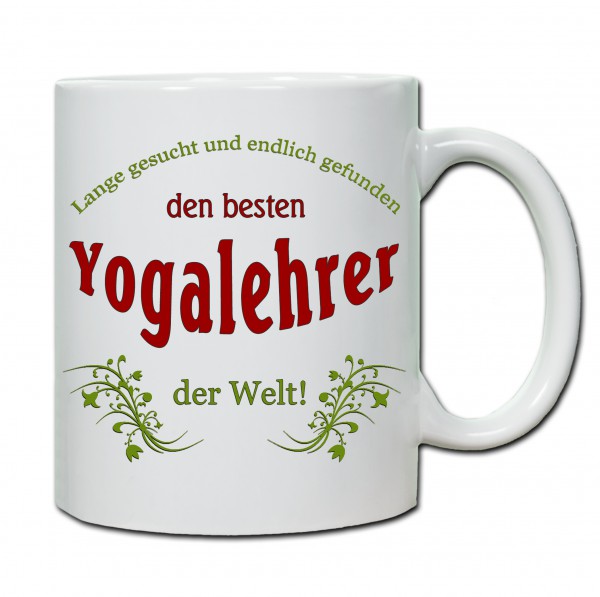 "Bester Yogalehrer..." Tasse, Keramiktasse