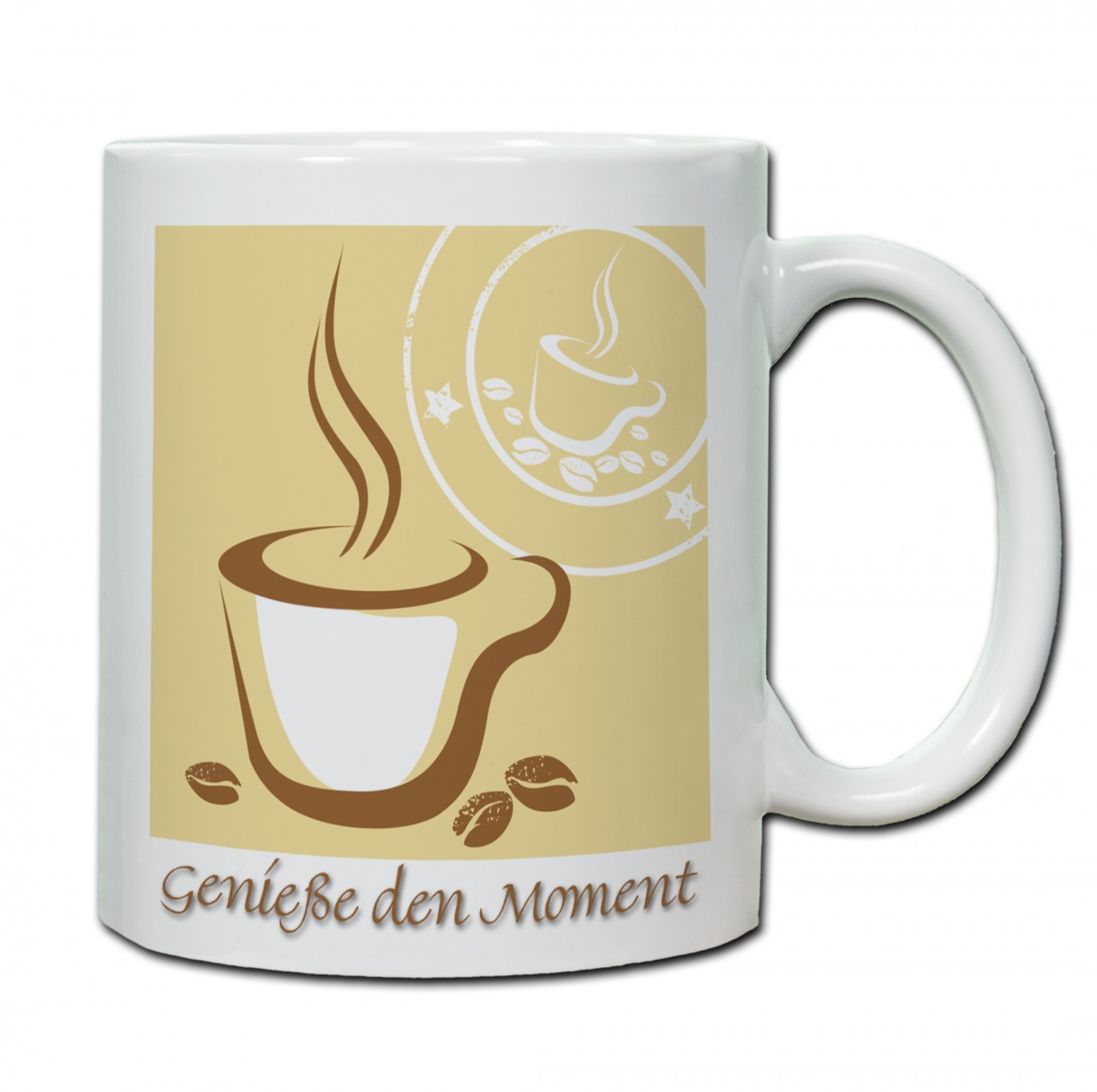 "Genieße den Moment" Tasse, Keramiktasse