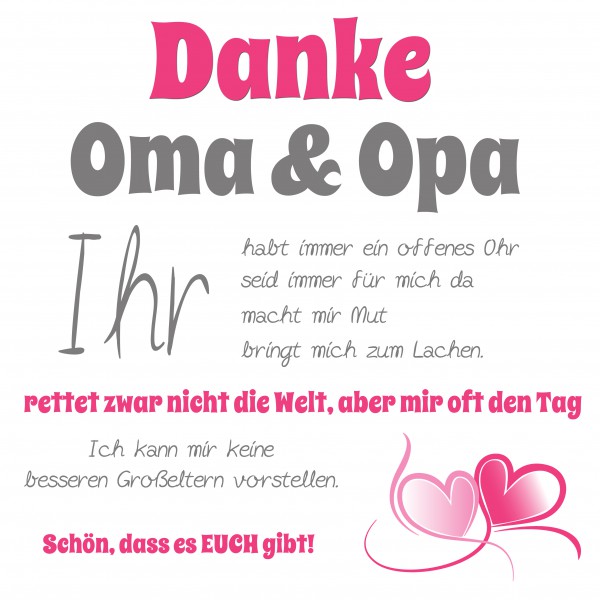 Kissen "Danke Oma und Opa..." Motiv 01 www.handmadeinnb.de